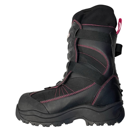 CASTLE WOMEN'S BARRIER 2 BOOT BLACK PINK SIZE 7 - Picture 3 of 12